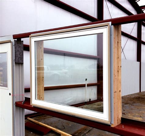 prefabricated metal building window details